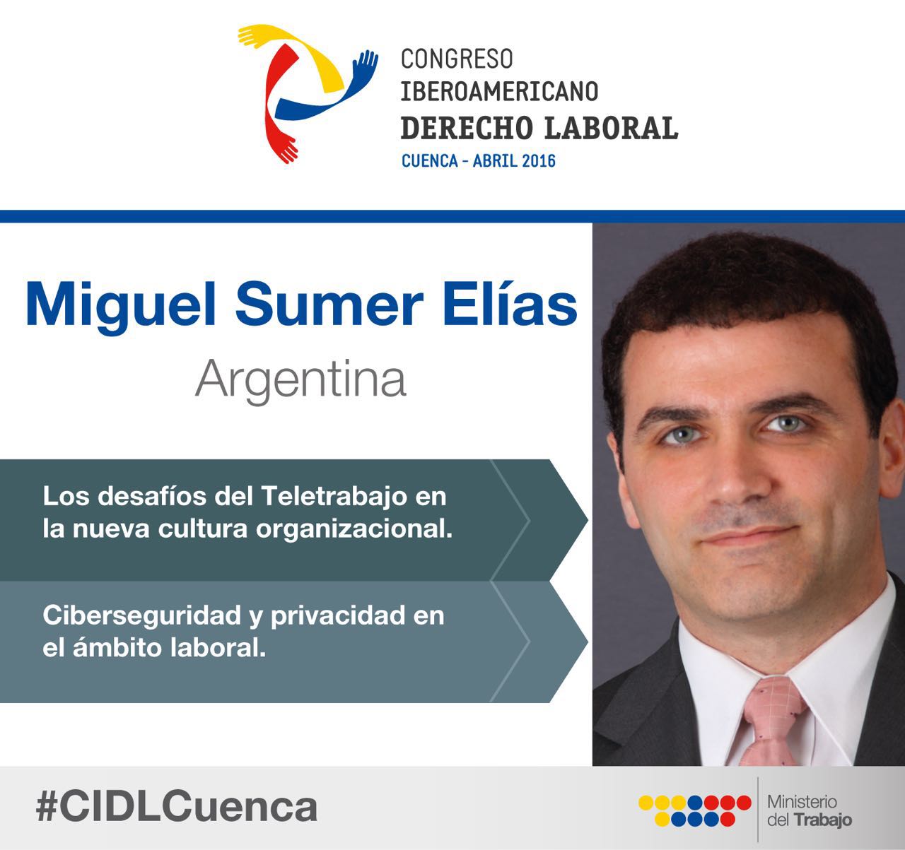 Miguel Sumer Elias Congreso Derecho Laboral